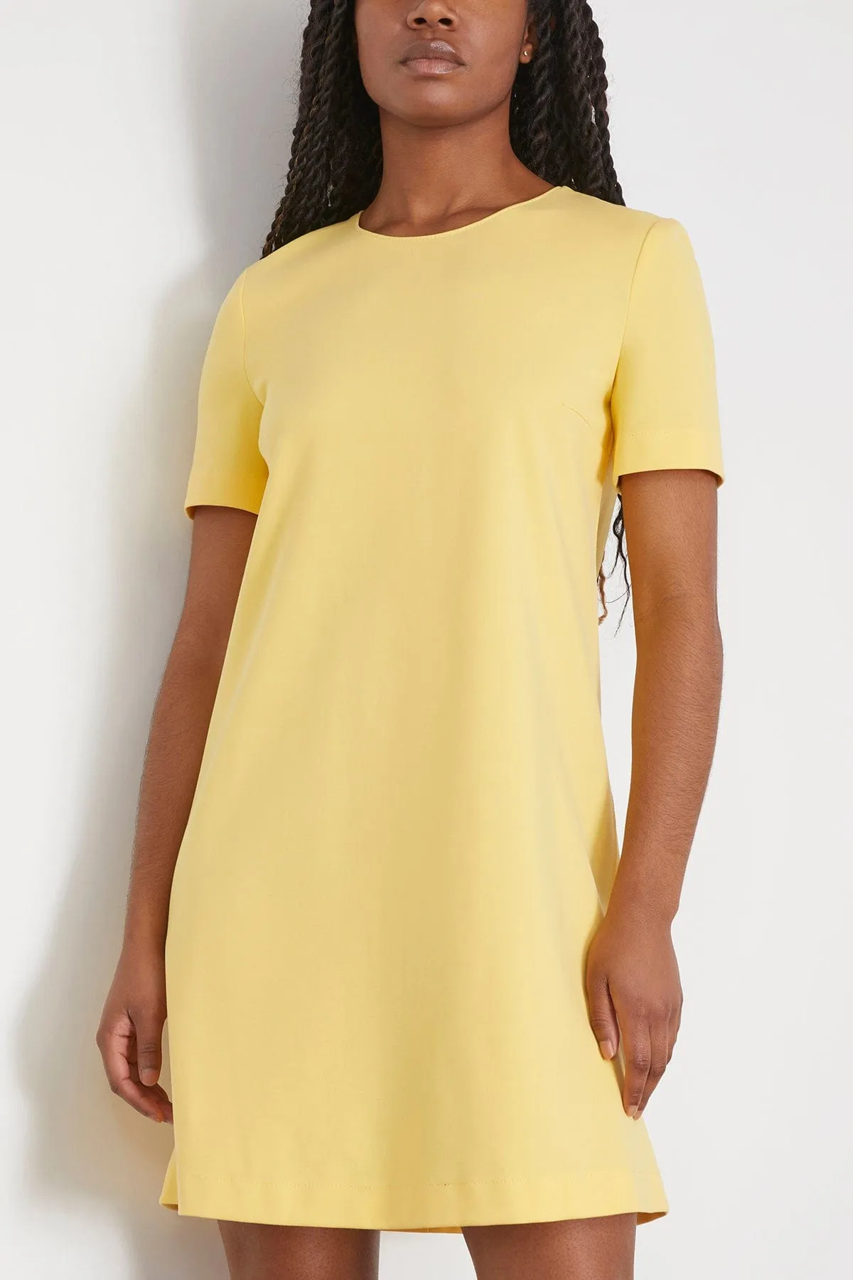 A Line Dress in Mimosa