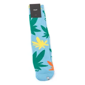 Abstract Plantlife Sock (Light Blue)