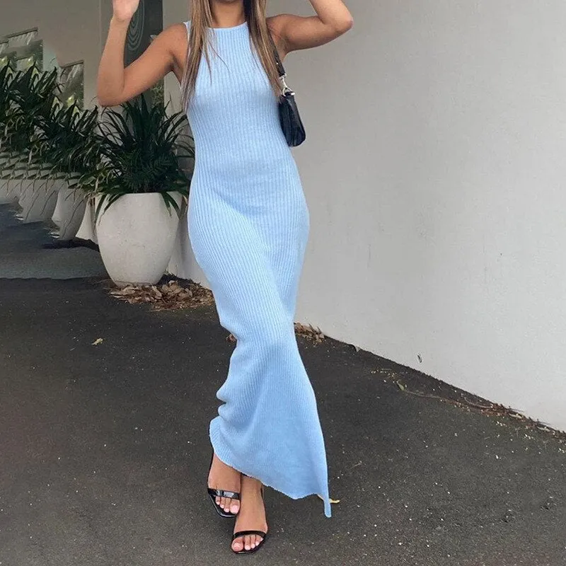 Ariana Slim Bodycon Long Dress