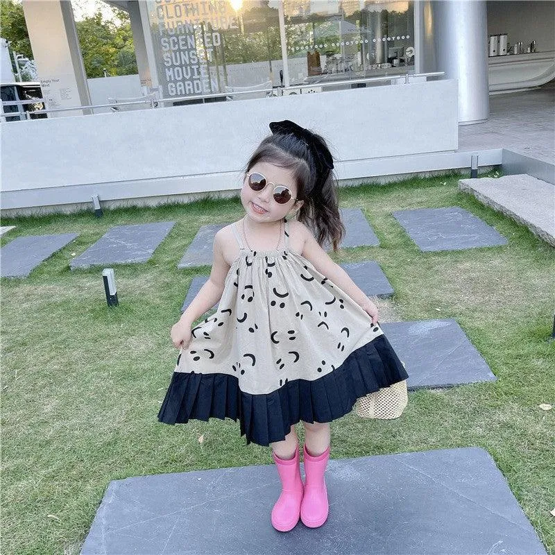 Baby Kid Girls Expression Dresses