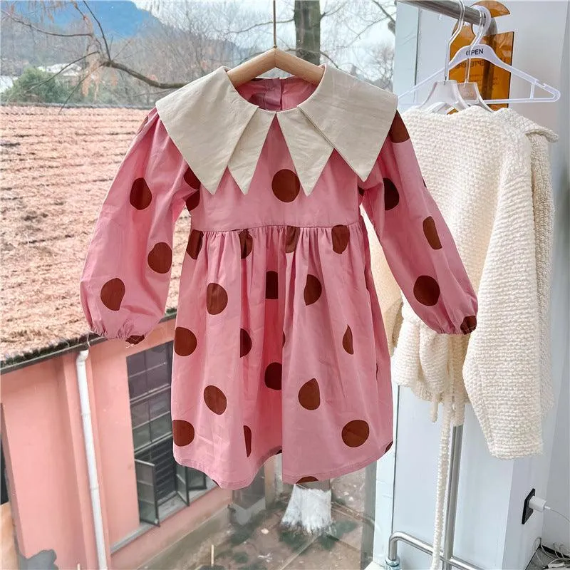 Baby Kid Girls Polka dots Dresses