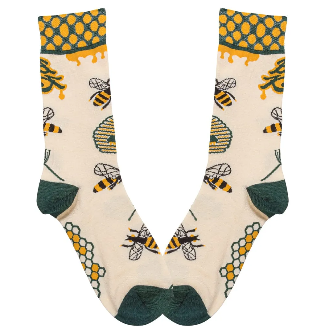 Bee Kind Crew Sock