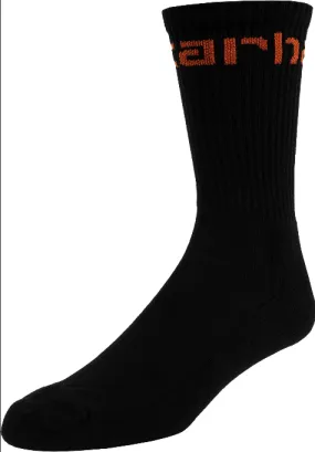 Carhartt Socks medium height I029422 10 black-copperton