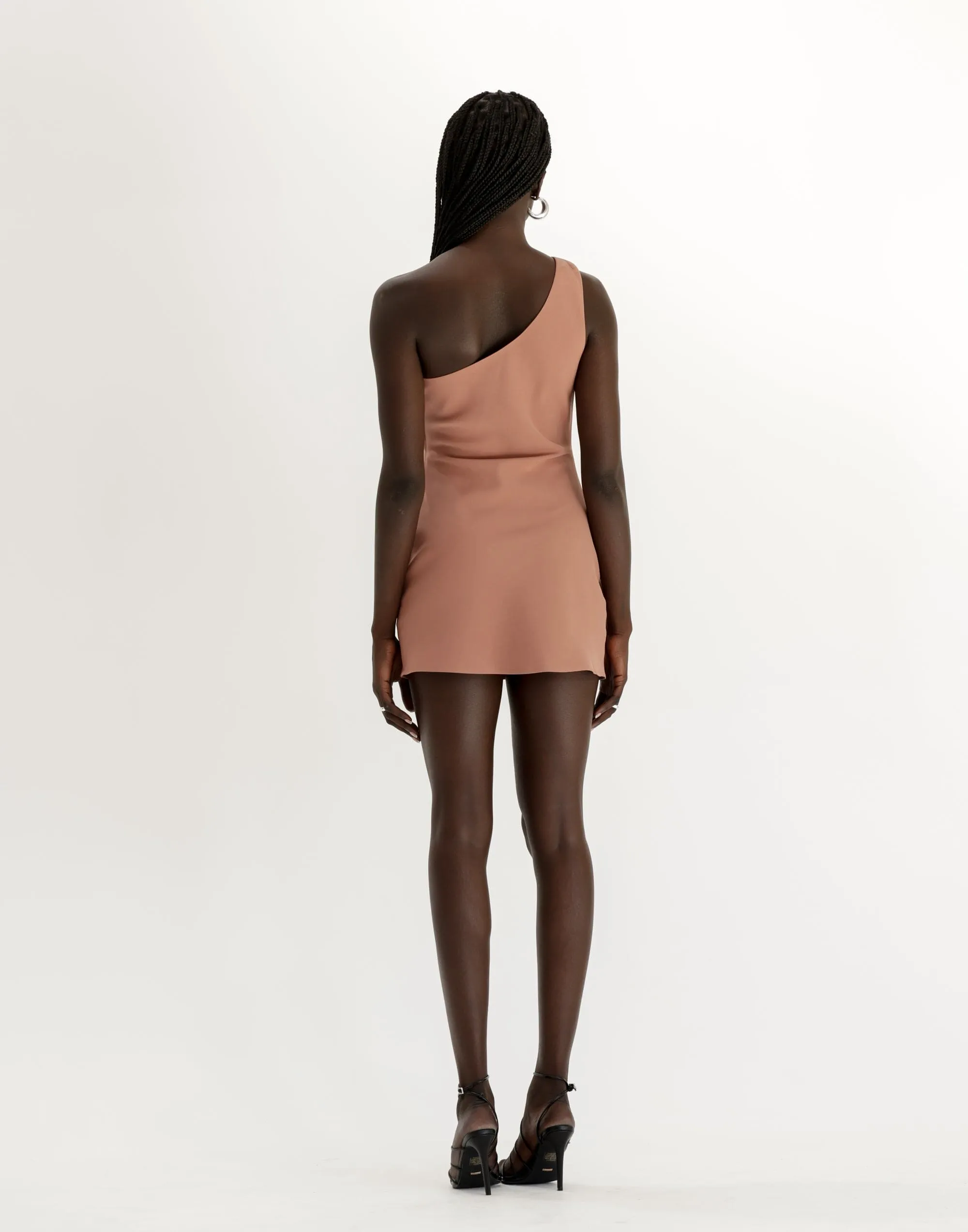 Caroline Mini Dress (Dusty Rose)