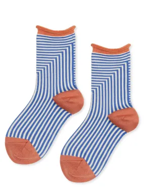 Corbusier Crew Sock - Cornflower