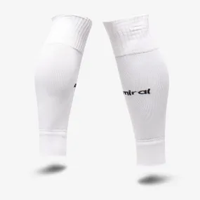 Premium Core Football Sleeve Socks - Classic White for Excellent Performance