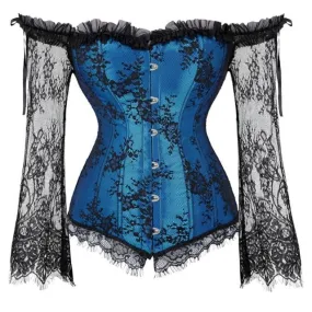 Corset Drag Forest (Blue)