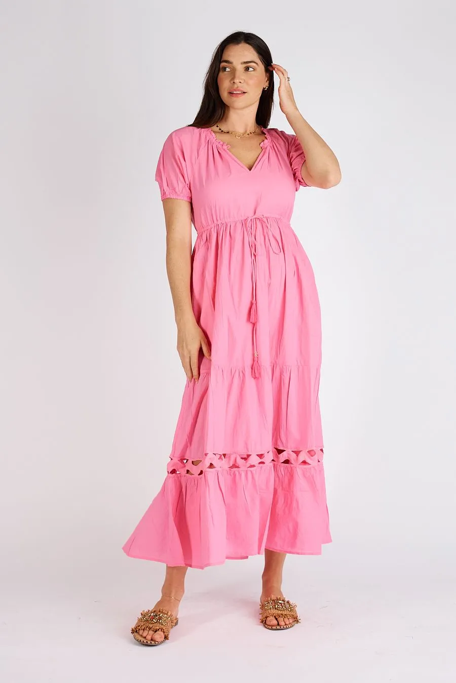 DELMA MIDI DRESS CANDY