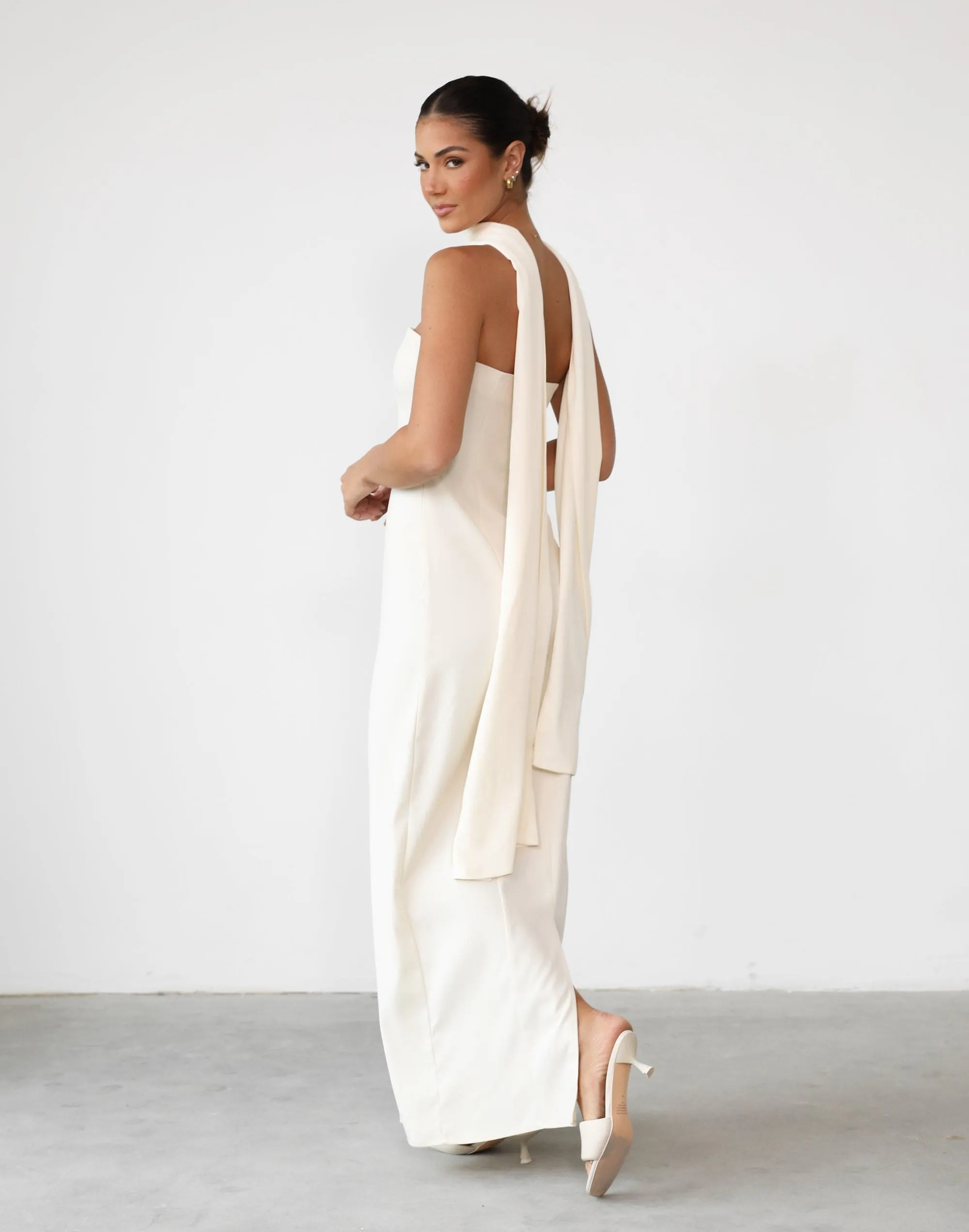 Eleanor Maxi Dress (Cream)