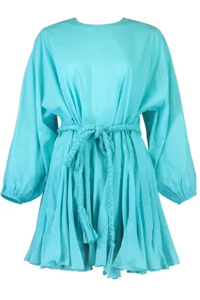 Ella Dress - Bright Aqua