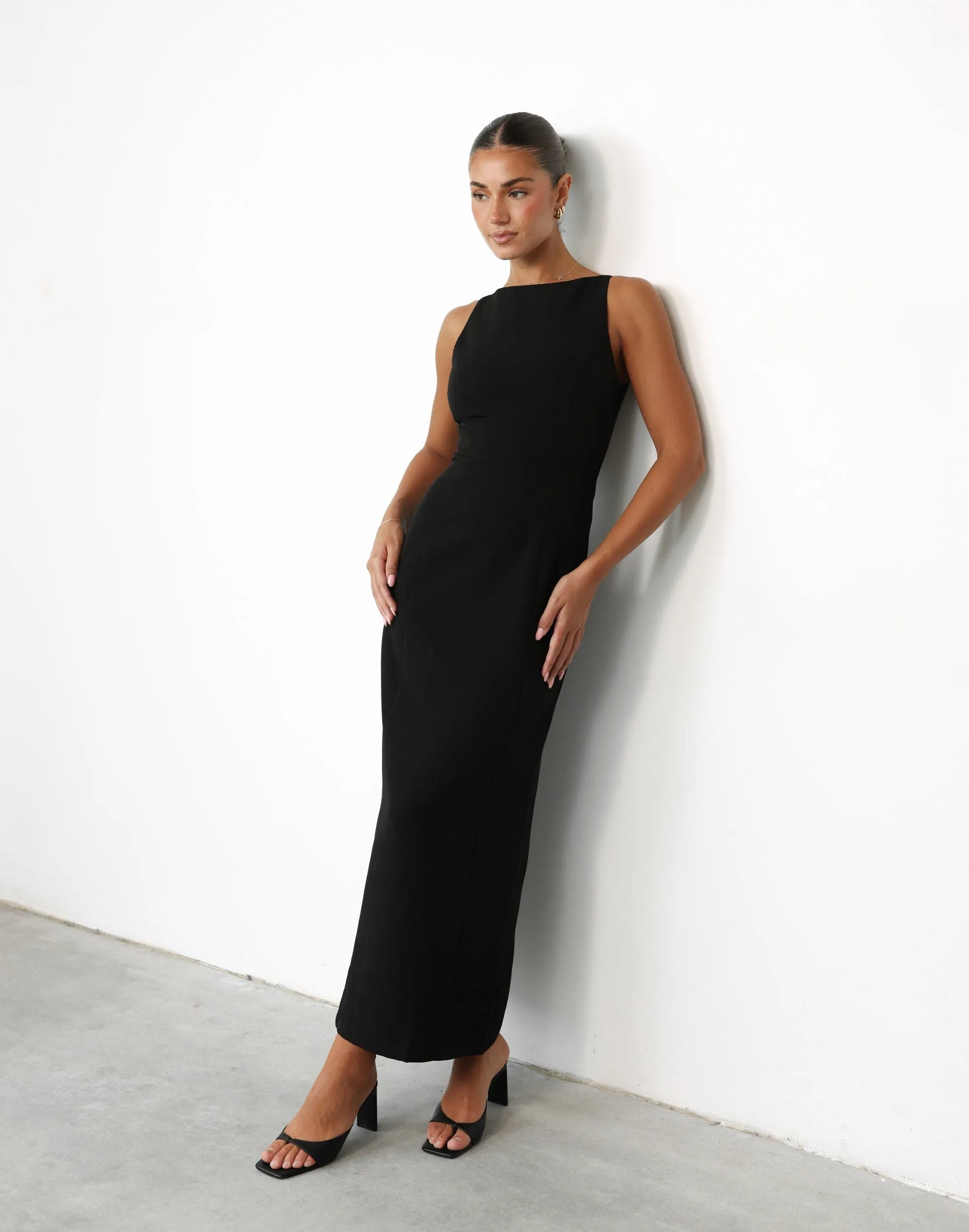 Evelyn Maxi Dress (Black)