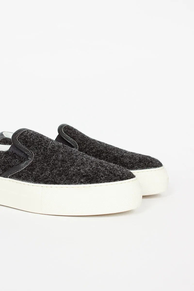 Fargo Felt Slip On Sneaker Charcoal