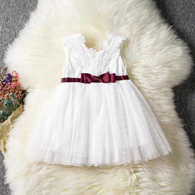 Girls Dress, Baby Princess Dress, Baptism Dress