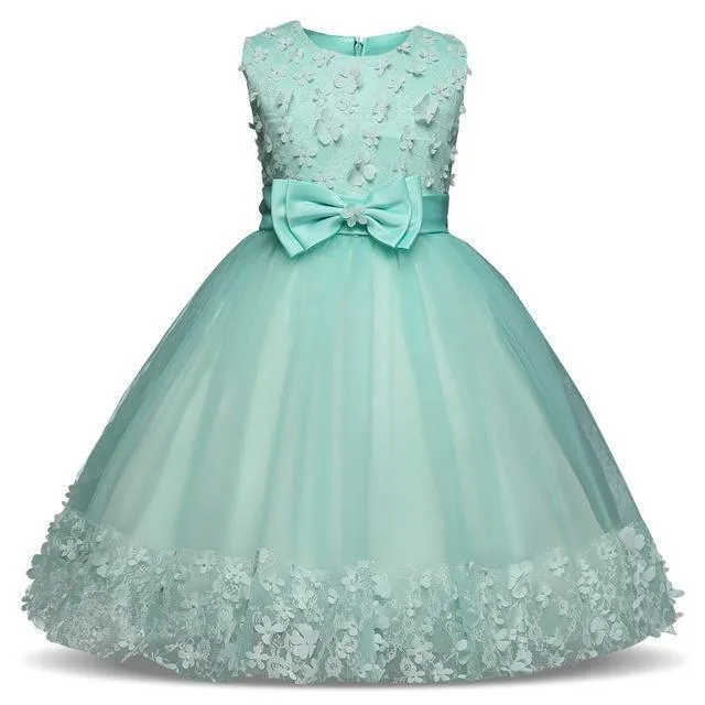 Girls Dresses, Flower Girl Dress, Sleeveless