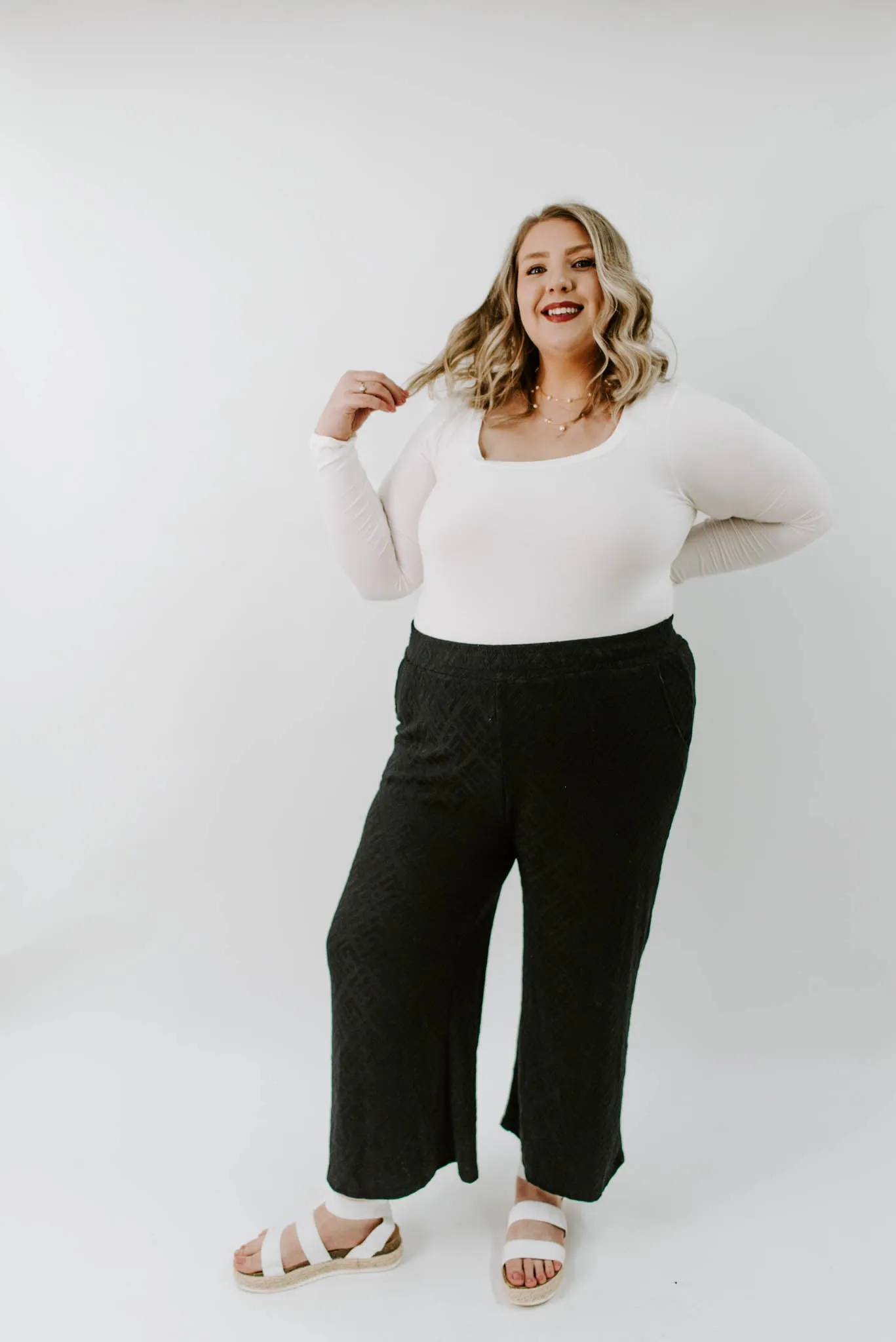 Go With The Flow Curvy Crop Pants