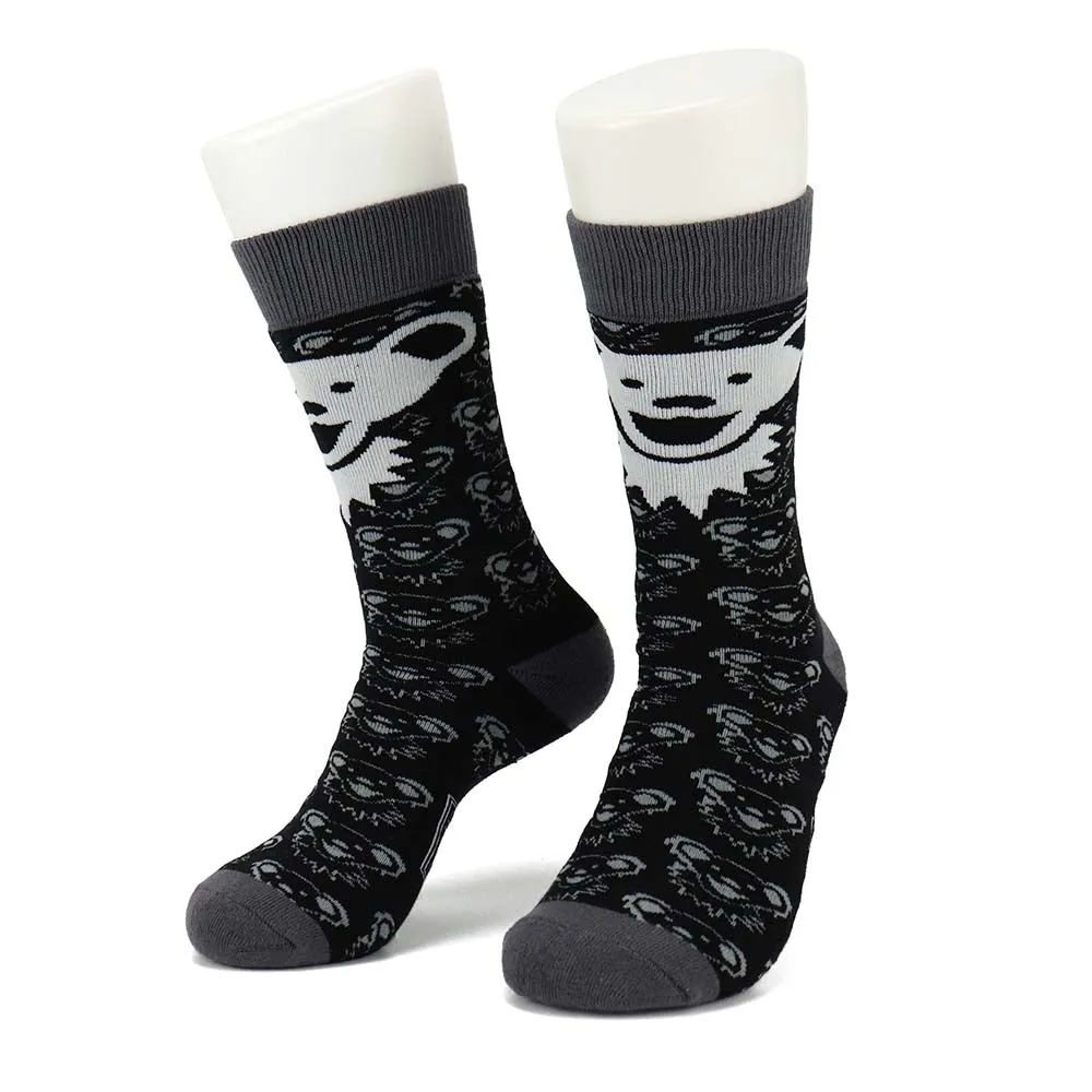 Grateful Dead | Socks | Grey & Black Dancing Bear