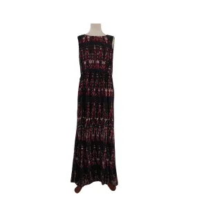 H&M Black Printed Sleeveless Maxi Dress | Pre Loved |