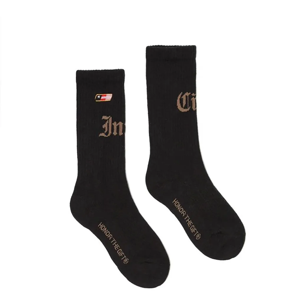 HONOR THE GIFT INNER CITY SOCKS -GREY