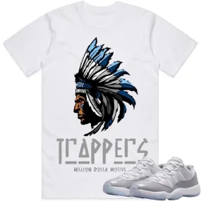 Jordan Retro 11 Low Cement Shirt to Match : Cement Low 11s Sneaker Tees : TRAPPERS