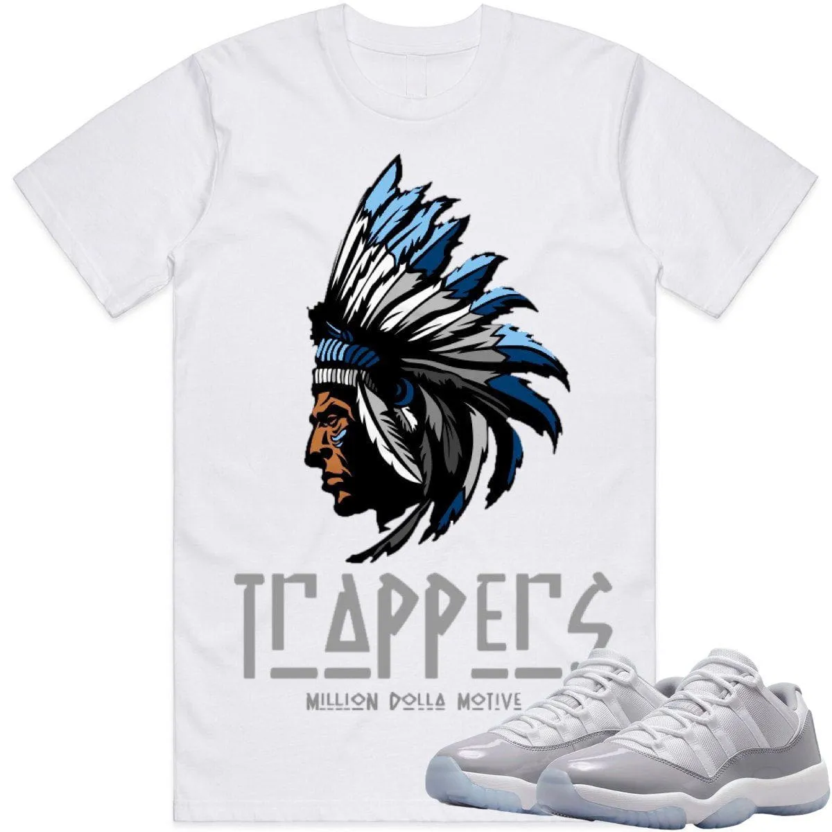 Jordan Retro 11 Low Cement Shirt to Match : Cement Low 11s Sneaker Tees : TRAPPERS