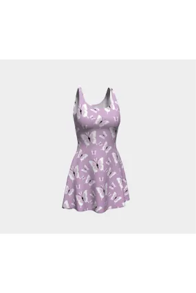 Lilac Meadow Flare Dress