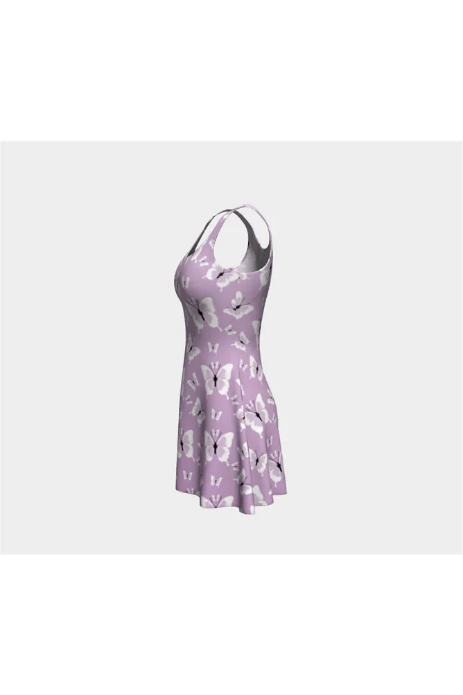 Lilac Meadow Flare Dress