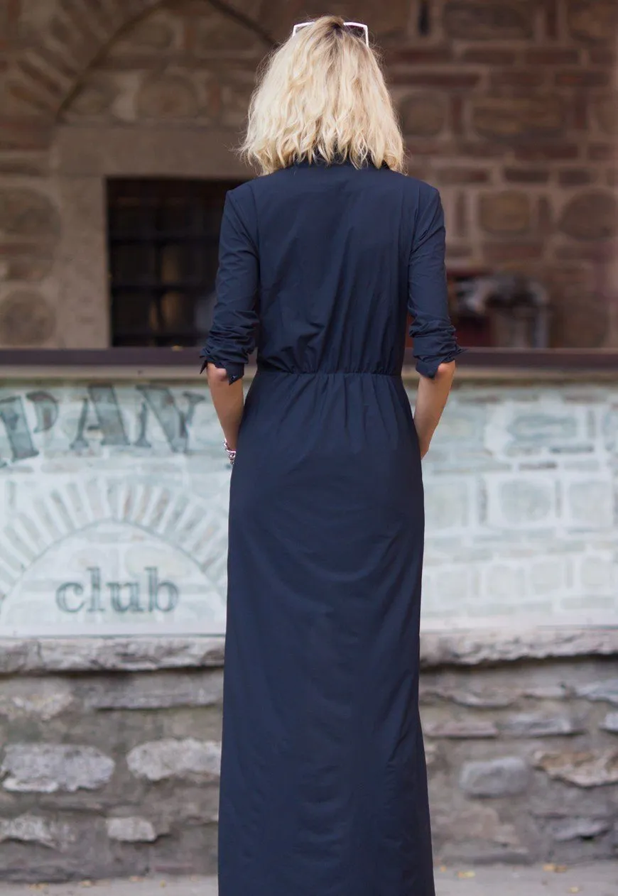 Maxi Shirt Dress