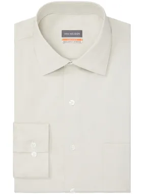 Mens Textured Cotton Dress Shirt