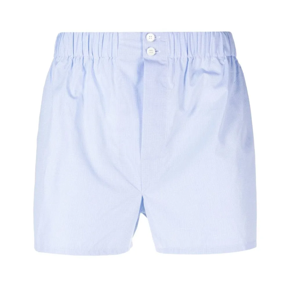 Micro-Check Cotton Boxers