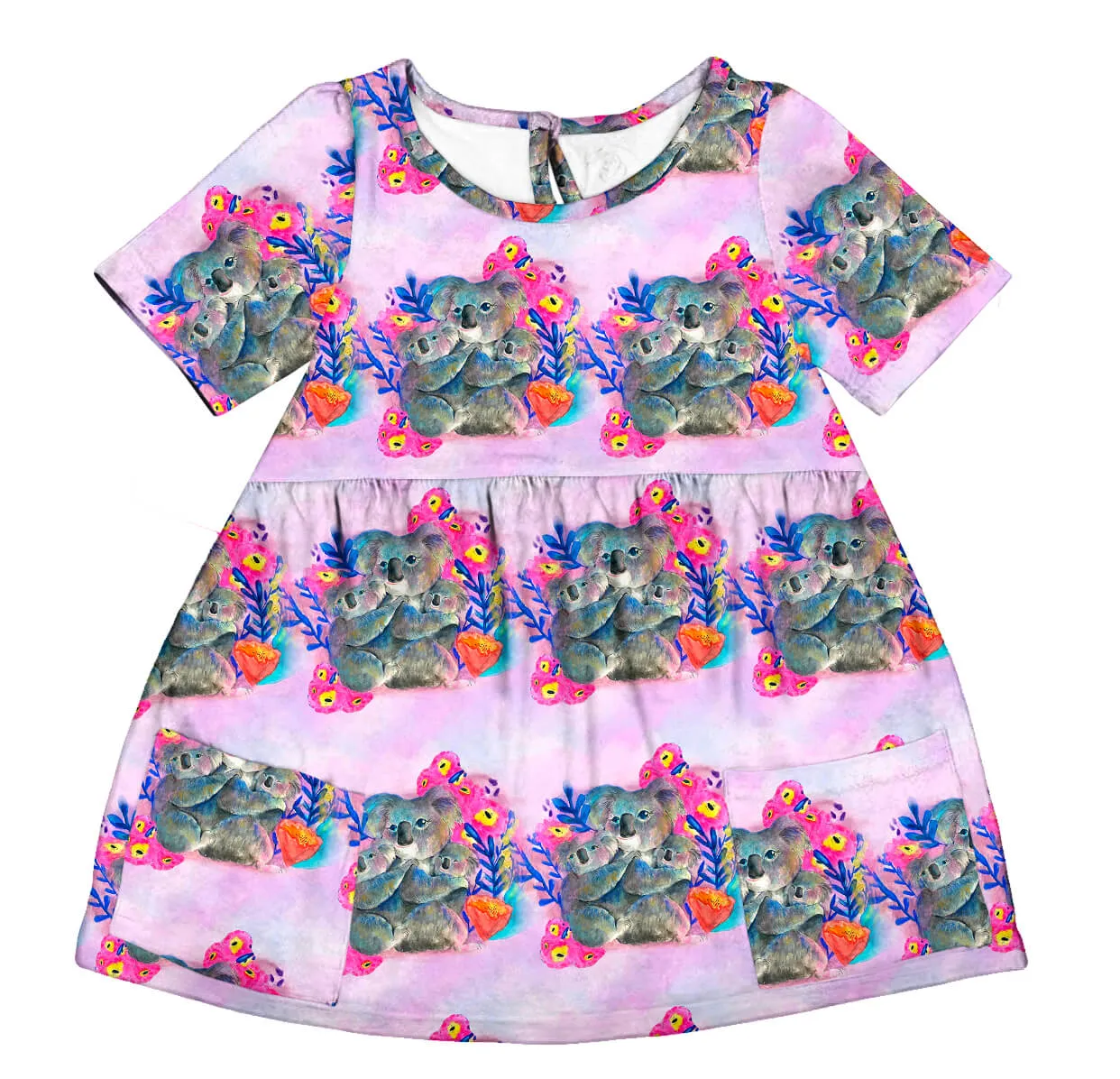 PREORDER Koala Love Pocket Dress (Ships w/c 2nd Dec)