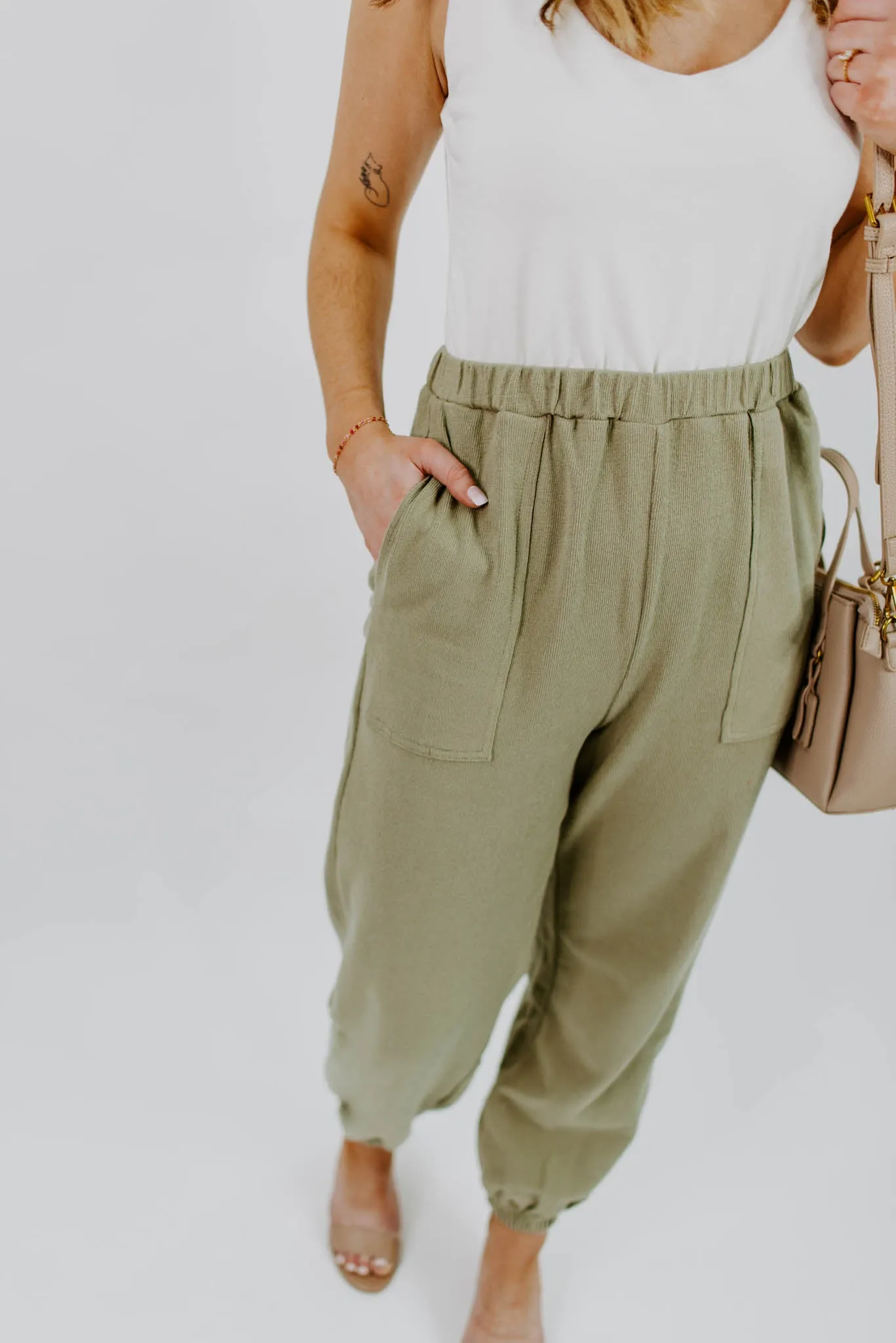 Pushing Forward Contrast Jogger Jumpsuit