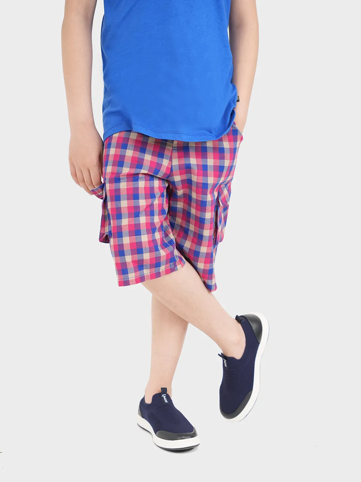 "DONALD" Casual Checkered Shorts