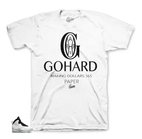 Retro 10 I'm Back Shirt - Go Hard - White