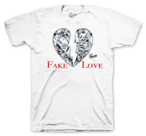 Retro 12 Twist Shirt - Love - White