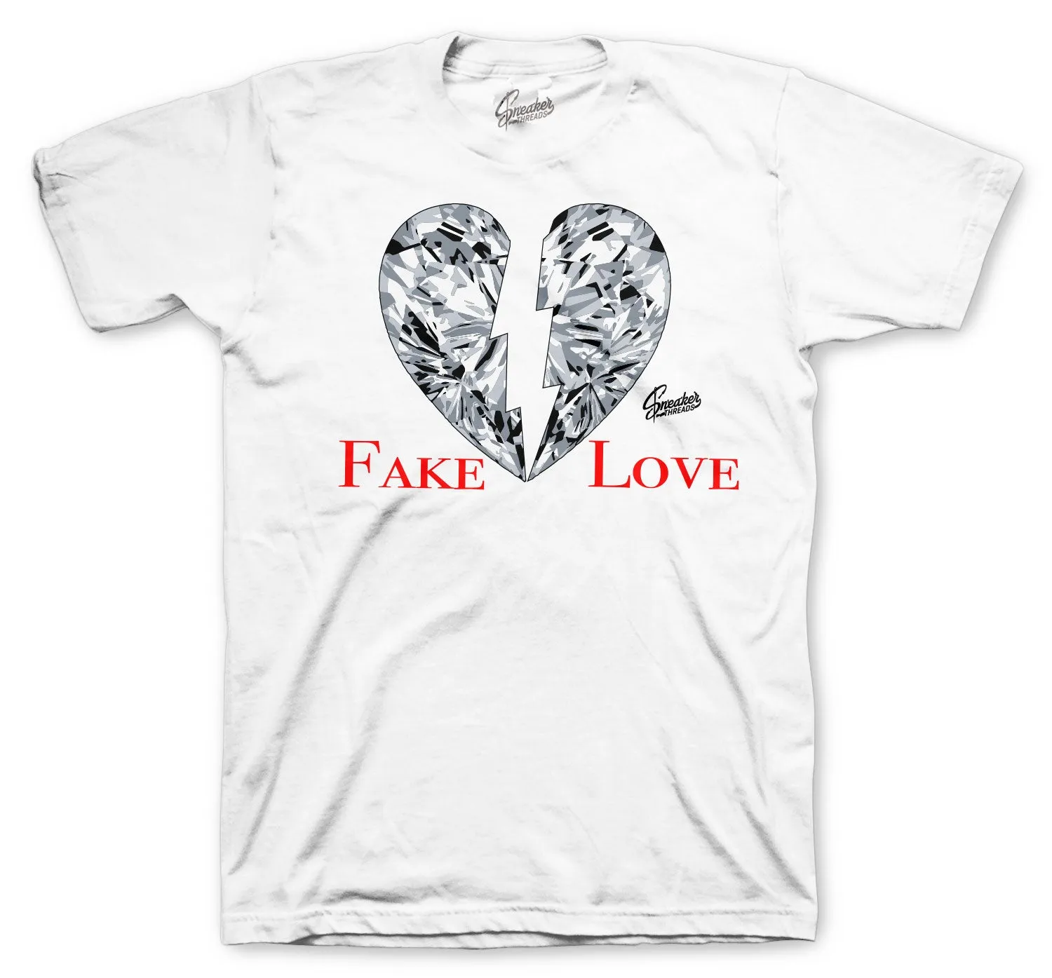 Retro 12 Twist Shirt - Love - White