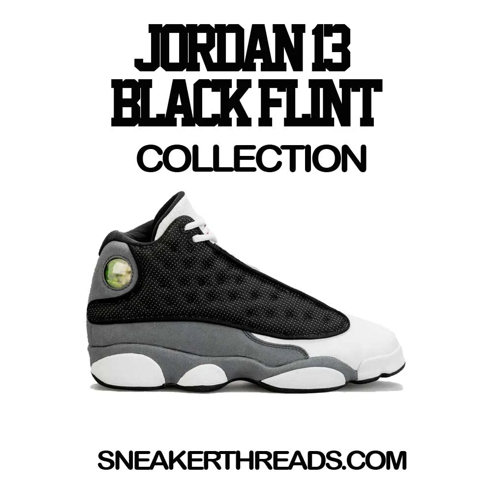 Retro 13 Black Flint Shirt - Clean Pair - Black