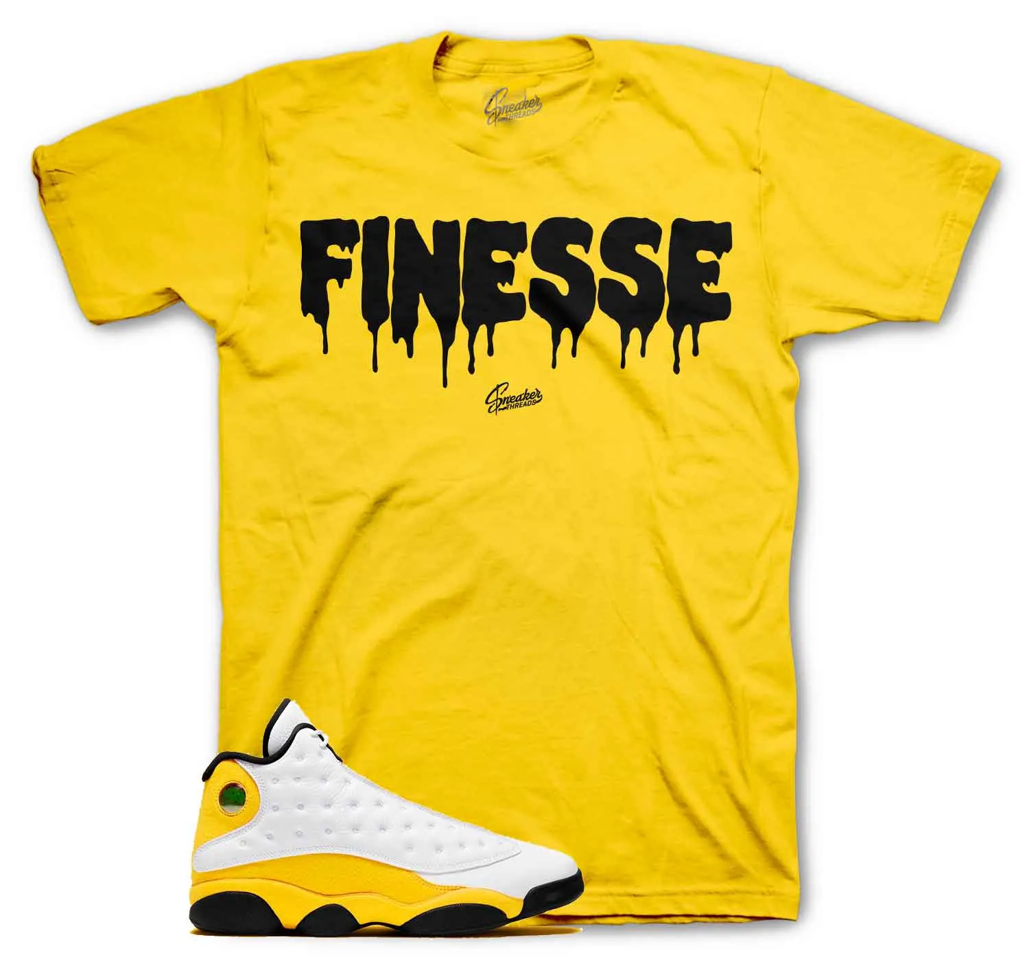 Retro 13 Del Sol Shirt - Finesse - Yellow