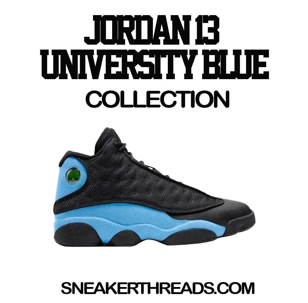 Retro 13 University Blue Shirt - Bandemic - Black