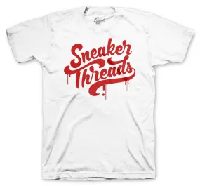 Retro 3 Cardinal Red Shirt - ST Drip - White