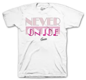 Retro 5 Arctic Orange Shirt - Never On Ice - White