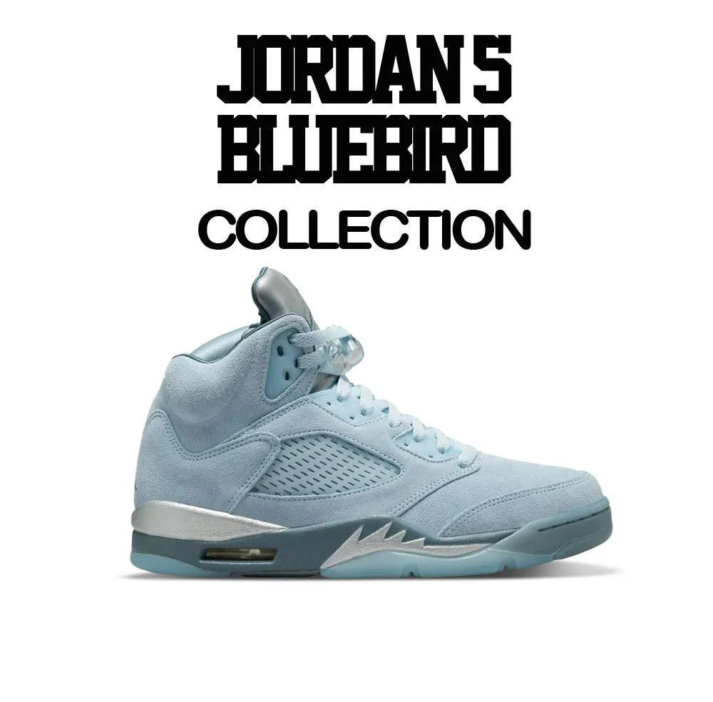 Retro 5 Bluebird Shirt - Way Too Sexy - White