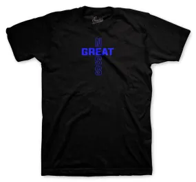 Retro 9 Racer Blue Greatness Cross Shirt