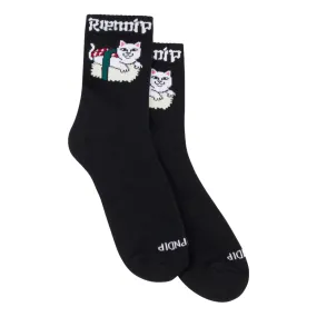 RIPNDIP SUSHI NERM MID SOCKS-CHOCOLATE