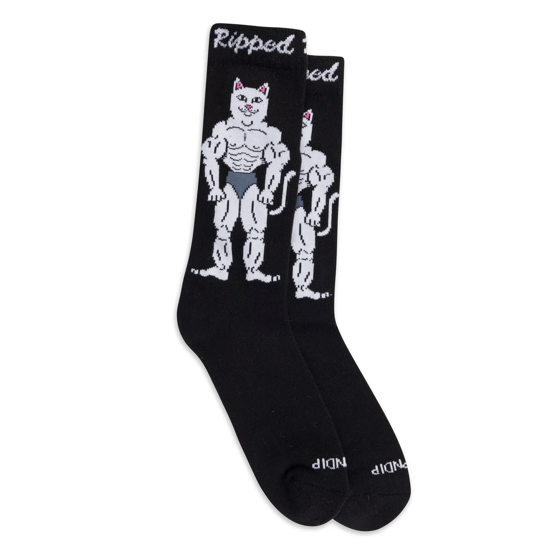 Ripped N Dipped Socks (Black)