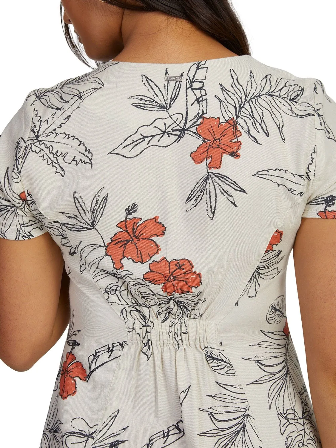 RVCA Ladies Tropicalsy Understated Dress