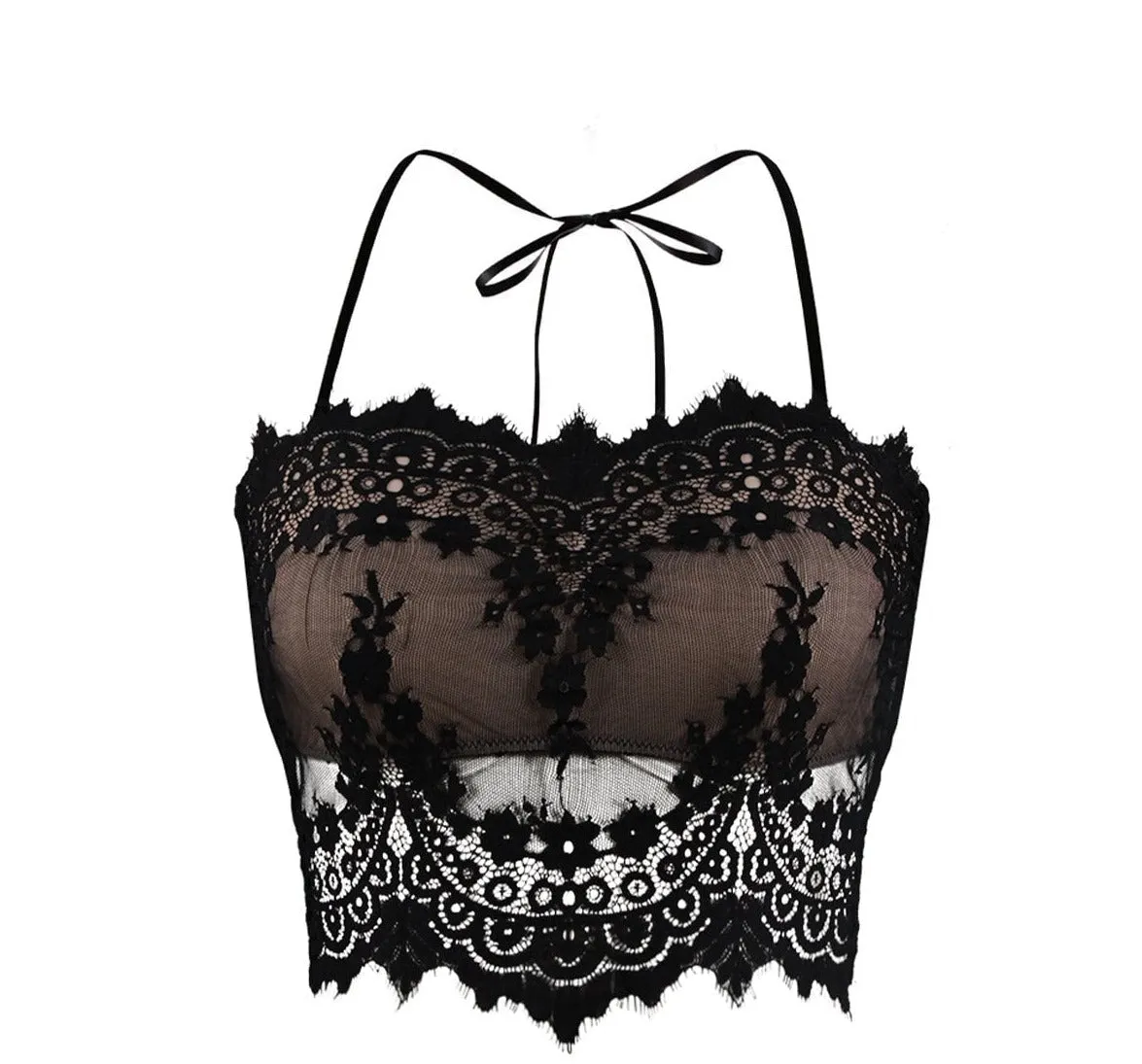 Sexy Halter Lace Bralette Lingerie