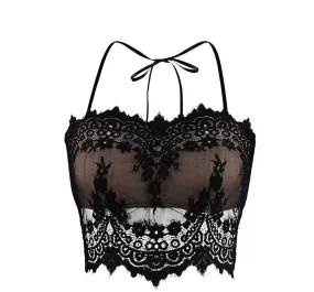 Sexy Halter Lace Bralette Lingerie