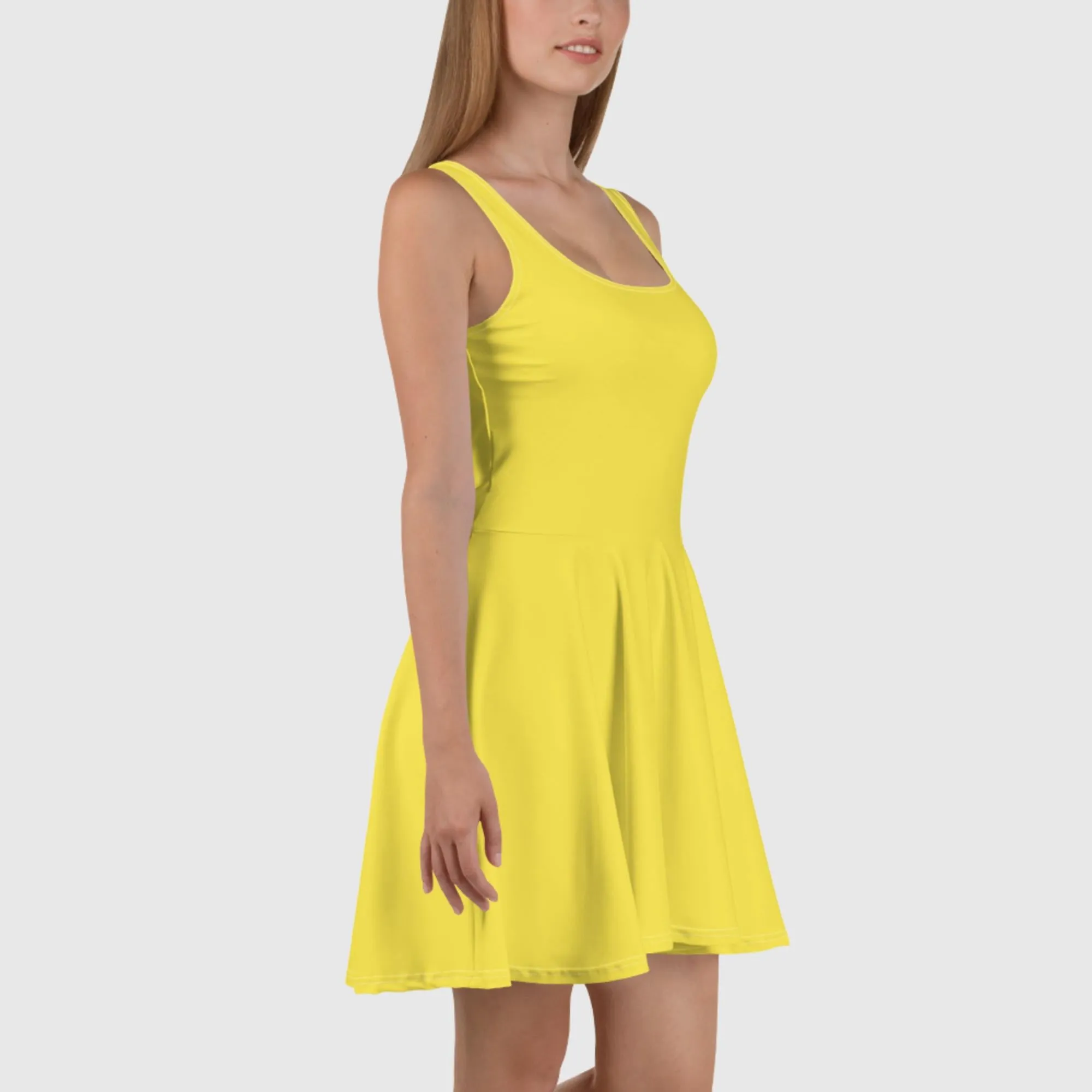 Skater Dress - Yellow