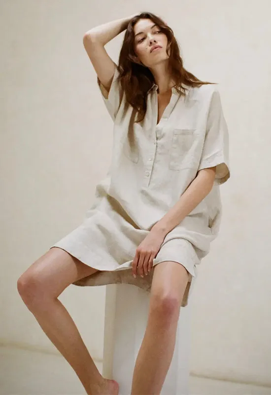 The Evelia Dress - Linen