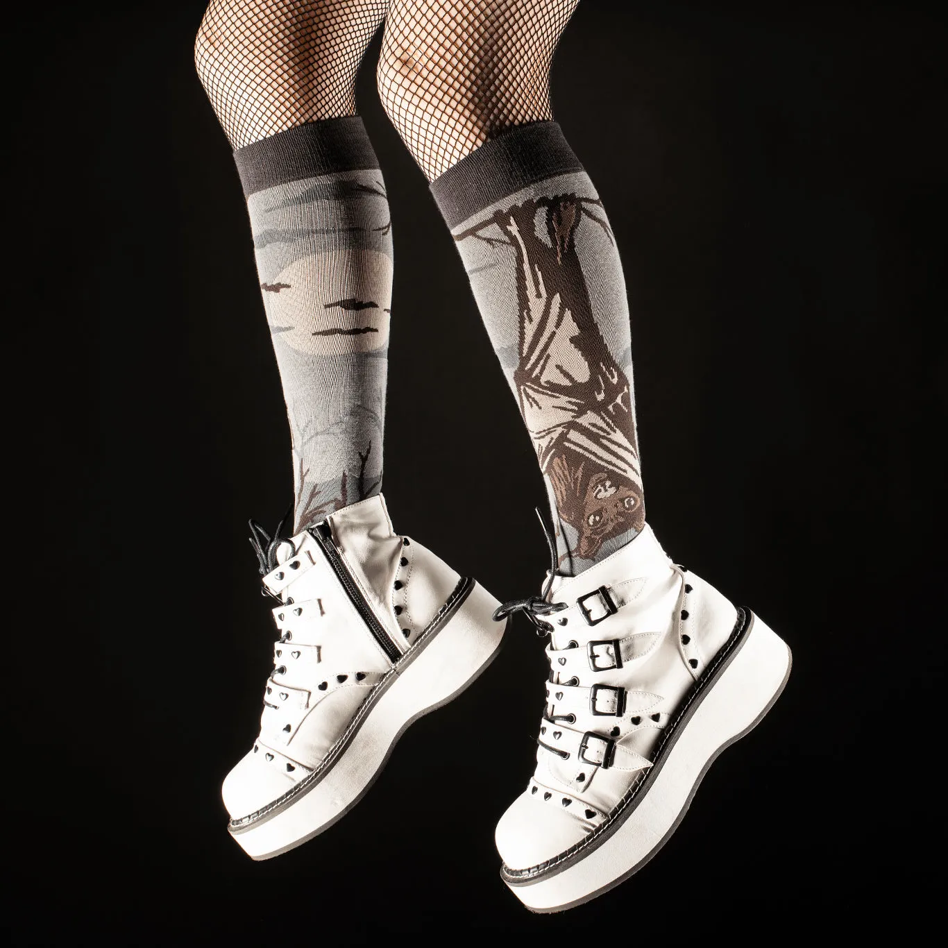 Unisex Bat Knee High Socks